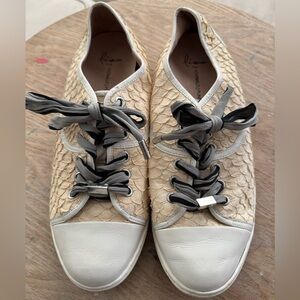 DONALD J PLINER x Lisa DJP Midori Snakeskin Sneaker Size 9